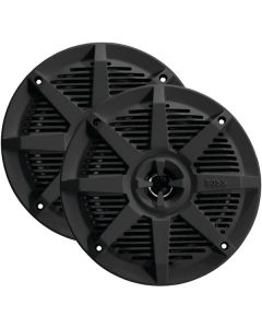 Boss Audio MR62B 2-Way Full-Range Marine Speakers (6.5", Black)