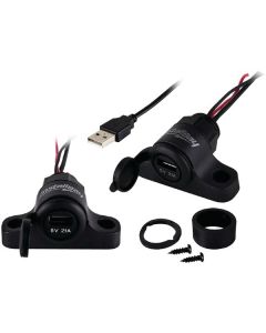 Install Bay CUSB21U-8 Waterproof Flush-Mount USB Charging/Data Socket