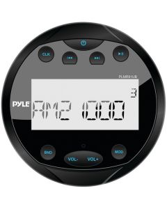 Pyle PLMR91UB Hydra Series 4" Marine Mechless Digital Media AM/FM Receiver with Bluetooth (Black)