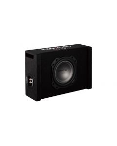 Kenwood P-XW804B 8" Over-sized Down-Firing Shallow Subwoofer in Ported Enclosure