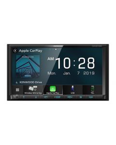 Kenwood DMX9706S Double DIN 6.95" Digital Multimedia Receiver with Bluetooth, Wireless Apple CarPlay, Wireless Android Auto and Wireless Screen Mirroring via Wifi