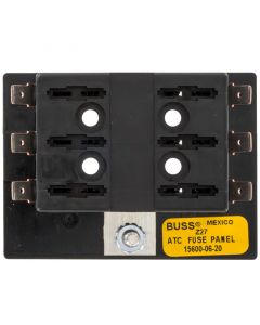 Bussman 15600-06-20 6-Gang ATC Fuse Distribution Block