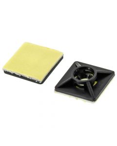 Install Bay CTM34 Adhesive Backed Cable Tie Mount 3/4 Inch x 3/4 Inch - 100 Pack