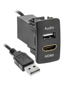 Install Bay IBR90 HDMI and USB Input Jack Panel 