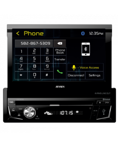 Jensen VX3016 Single DIN Flip-out In-Dash Receiver