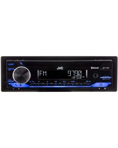 JVC KD-T710BT Single DIN Bluetooth CD Receiver with Amazon Alexa