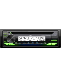 JVC KD-T91MBS Marine Single DIN Bluetooth CD Receiver with USB and SiriusXM Ready - Tuner