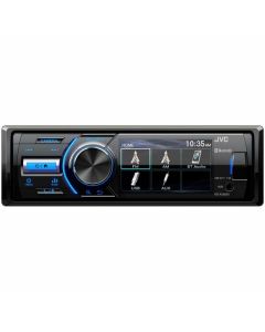 JVC KD-X560BTS Single DIN Marine Bluetooth USB Digital Media Receiver with 3 inch Display