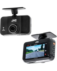 JVC KV-DR305W 1080p HD Dash Camera with GPS, Wi-Fi, Full HD Recording, 3-Axis G-Force Sensor and Smartphone Linkage