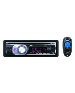 JVC Arsenal KD-R610 Single DIN In Dash 200 Watt CD/MP3/WMA Receiver with Lower Power Preouts, Front AUX and USB for MP3/iPod