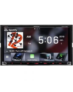 Kenwood eXcelon DMX706S 6.95 Inch Double DIN Digital Media Receiver with Apple CarPlay and Android Auto