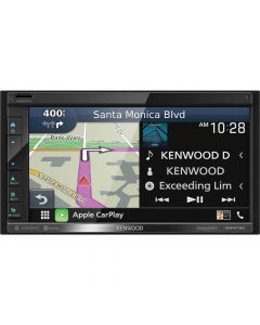 Kenwood DNR476S Double DIN 6.8" In-Dash Digital Media Receiver with Garmin Navigation, Bluetooth, Apple CarPlay and Android Auto