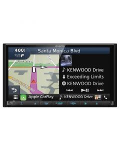 Kenwood DNX874S Double DIN 6.95" In-Dash DVD/CD/AM/FM Receiver with GPS, Bluetooth, Built-in HD Radio, Apple CarPlay and Android Auto