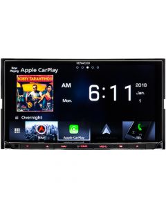 Kenwood DNX875S Double DIN 6.95" In-Dash DVD/CD/AM/FM Receiver with GPS, Bluetooth, Built-in HD Radio, Apple CarPlay and Android Auto
