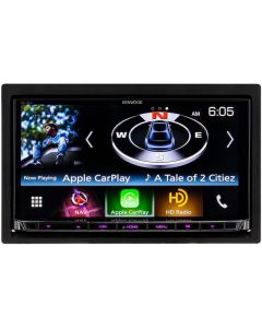 DISCONTINUED - Kenwood DNX994S Double DIN 6.95" In-Dash DVD/CD/AM/FM Receiver with GPS, Bluetooth, Built-in HD Radio, Apple CarPlay and Android Auto