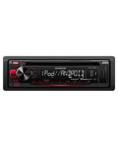Kenwood KDC-165U Single DIN Car Radio - Front
