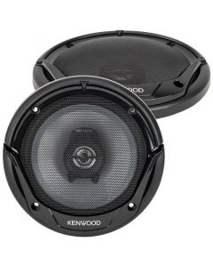 Kenwood KFC1665S 60W 6.5" 2-Way Sport Series Flush Mount Coaxial Speakers with Paper Tweeters for Car - Main