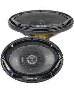 Kenwood KFC-6966S 6" x 9" 3-Way Sport Series Coaxial Speakers with PET Tweeters