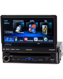 Kenwood KVT-7012BT Single DIN 7" Motorized Car Stereo - Main