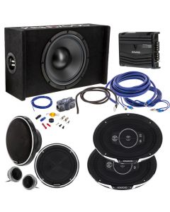 DISCONTINUED - Kenwood KW-SYSPKG1 Complete Car Stereo System