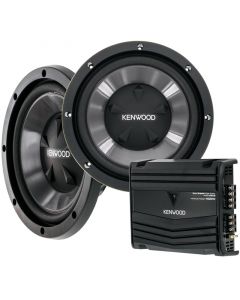 Kenwood P-W1220 Dual KFC-W112S 12 inch subwoofer and amplifier bundle - Main