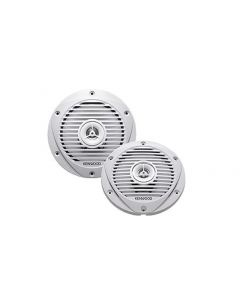 Kenwood KFC1652MRW Marine 6.5" 2-way Car Speakers- White -main