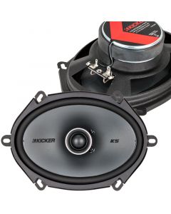 Kicker 41KSC684 KS Series 6x8 inch 2-Way Coaxial Car Speakers - Main