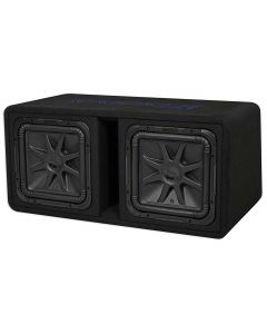 Kicker 44DL7S122 Dual 12 inch Square Solo-Baric Subwoofer System