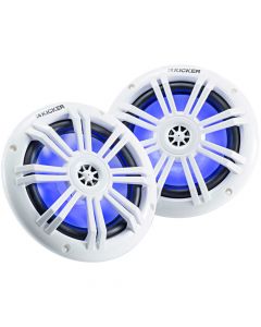 Kicker 45KM604WL LED Series 6.5 inch 2-Way Coaxial Marine Speakers