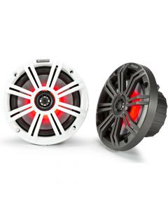 Kicker 45KM654L LED Series 6.5 inch 2-Way Coaxial Marine Speakers