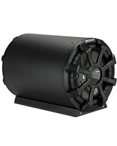 Kicker 46CWTB104 TB Series 10" Tube Subwoofer Enclosure w/ 10" Passive Radiator - 4 ohm