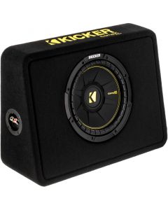 Kicker CompC 44TCWC102 300 Watt RMS 10 inch Subwoofer with Enclosure - Single 4 Ohm Voice Coil