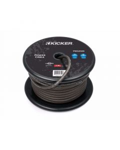 Kicker PWG050 50-Feet Spool 1/0 AWG OFC Hyper-Flex Power/Ground Cable - Gunmetal Grey