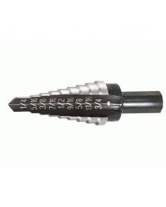 Klein Tools 59003 1/4 inch - 3/4 inch 9-Increment step drill bit