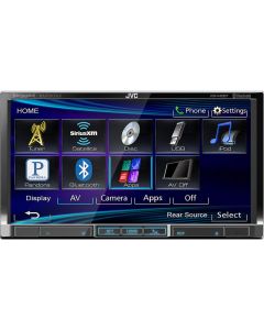 JVC KW-V40BT Bluetooth Enabled 7 Inches Motorized WVGA Display Multimedia Receiver