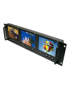 Accelevision LCDRM563 Rack Mount 5.6" Display 3-Screen LCD Monitor
