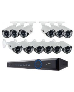 Lorex LH16162TC129B ECO6 16-Channel Real-time Security DVR with 960H Security Cameras