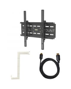 Level Mount LM55HDCC 26" - 55" Tilt Flat Panel Mount With 10 Ft HDMI 10 Ft Cable and Cord Cover