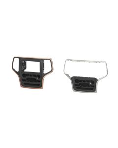 Metra 95-6562 Single or Double DIN Car Stereo Dash Kit for 2014 - 2021 Jeep Grand Cherokee - With silver and bronze trim options