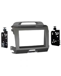 Metra 95-7344G Gray Double Din Installation Kit for Kia Sportage