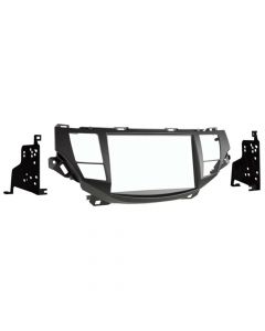 Metra 95-7807 Double DIN Dash Kit for 2008 - 2012 Honda Accord Crosstour with Navigation - Dark Charcoal