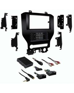 Metra 99-5840CH Double DIN Car Stereo Dash Kit for 2015 - and Up Ford Mustang - (with 8 inch screen)