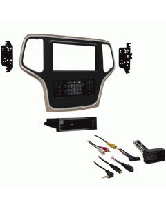 Metra 99-6536BZ Single or Double DIN Car Stereo Dash Kit for 2014 - and Up Jeep Grand Cherokee