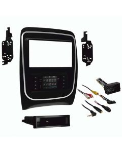 Metra 99-6537B Single or Double DIN Car Stereo Dash Kit for 2014 - and Up Dodge Durango