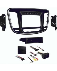 Metra 99-6538B Single or Double DIN Car Stereo Dash Kit for 2015 - and Up Chrysler 200