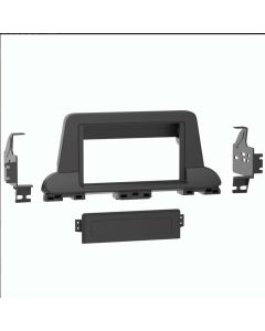 Metra 99-7394B Single or Double DIN Car Stereo Dash Kit for 2019 - 2021 Kia Forte