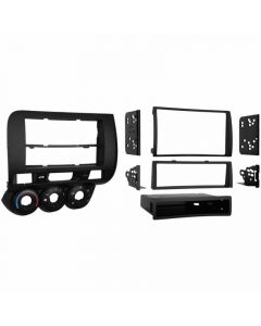 Metra 99-7872 Single or Double DIN Dash Kit for 2007 - 2008 Honda Fit with Climate Controls