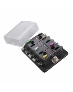 Quality Mobile Video BLMI310 10-Gang ATM Fuse Block with LED indicator