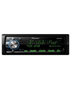 Pioneer MVH-X560BT Single-DIN In-Dash Digital Media Receiver - Front of unit