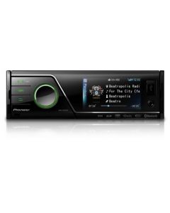 Pioneer MVH-8300BT in dash single DIN receiver with full color 3" display